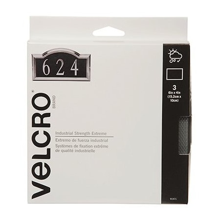 Velcro Brand 3CT 4x6 Titanium Strip 91471
